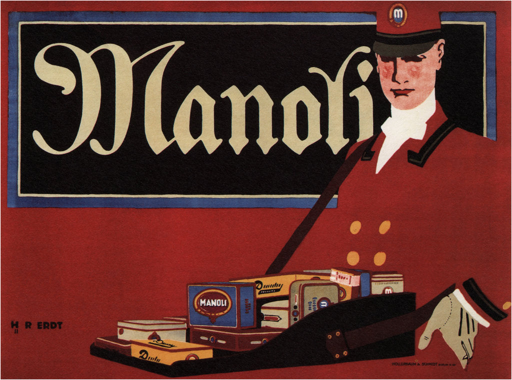 Detail of Manoli, 1911 by Hans Rudi Erdt