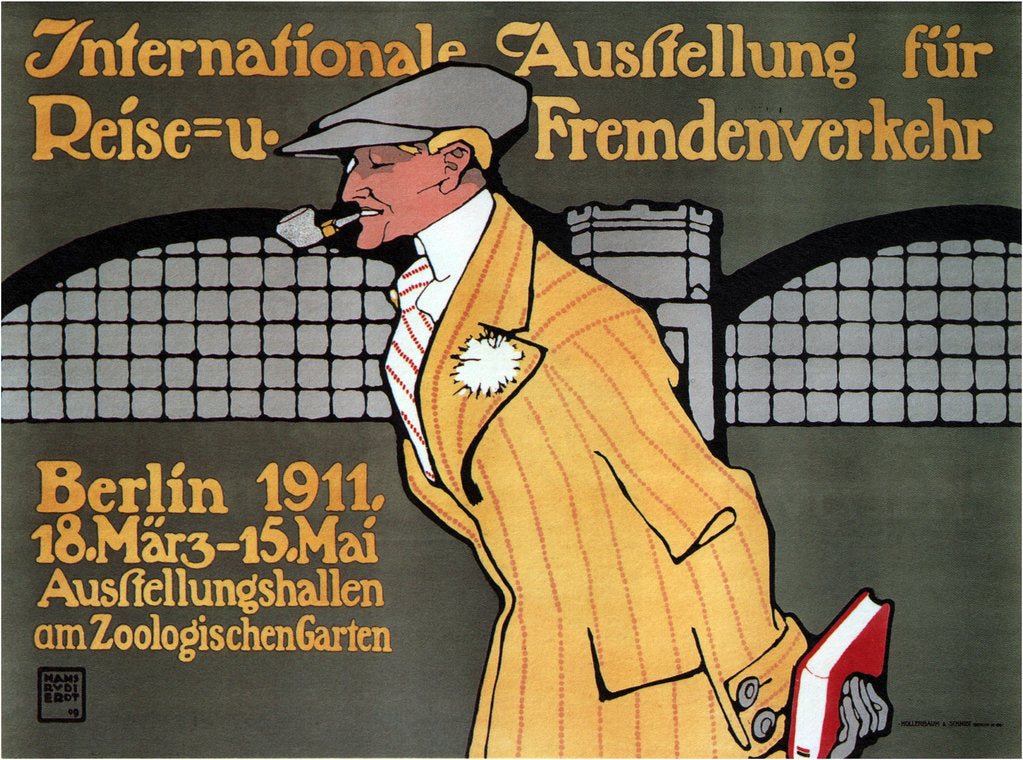 Detail of International Travel Exhibition, Berlin, 1911 by Hans Rudi Erdt