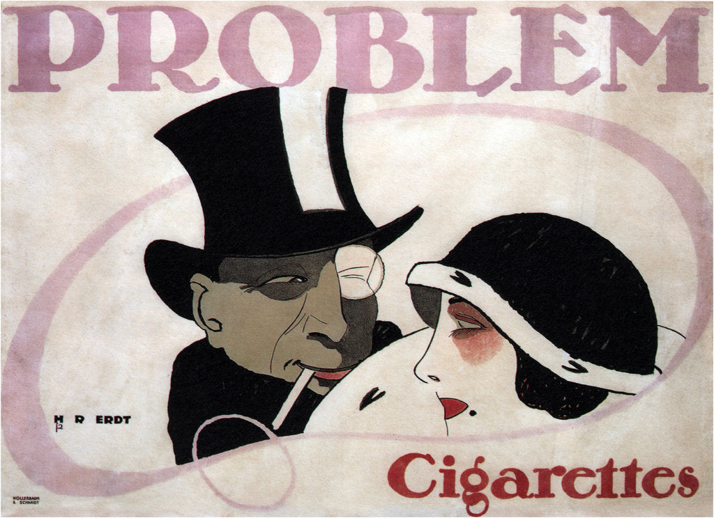 Detail of Problem Cigarettes, 1912 by Hans Rudi Erdt