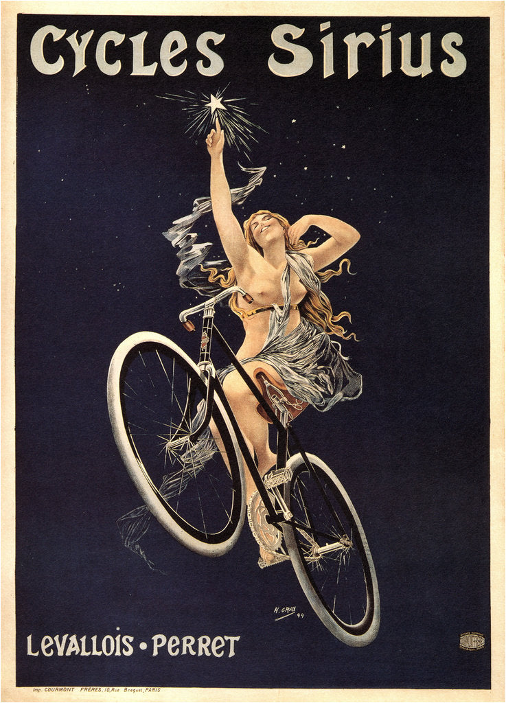 Detail of Cycles Sirius, 1899 by Henri Gray