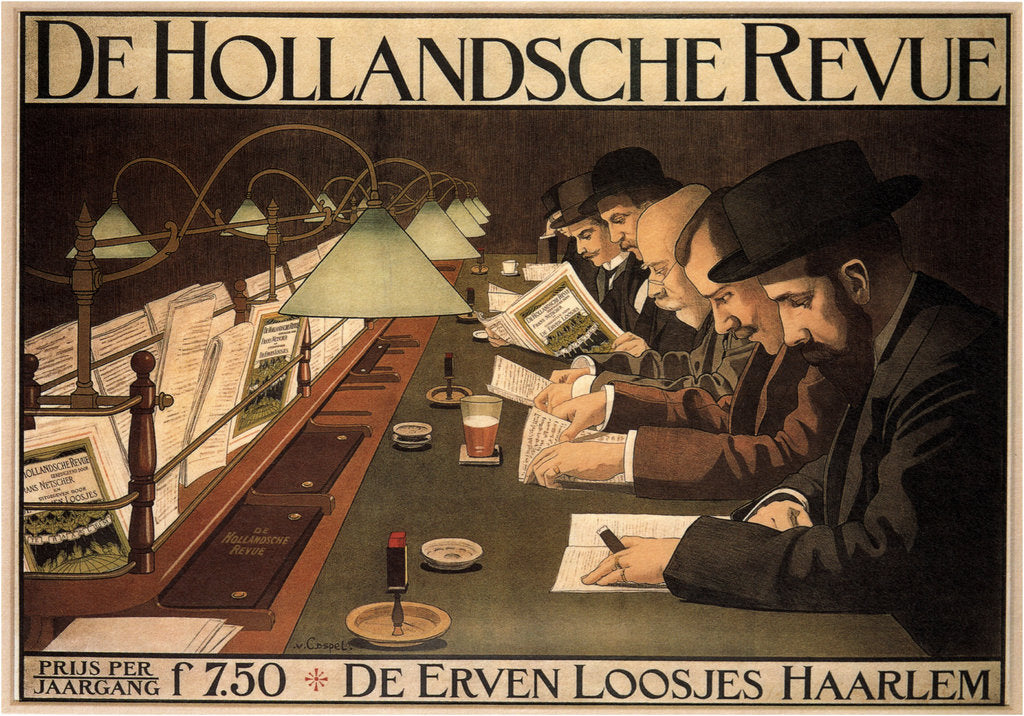 Detail of De Hollandsche Revue, 1899 by Johann Georg van Caspel