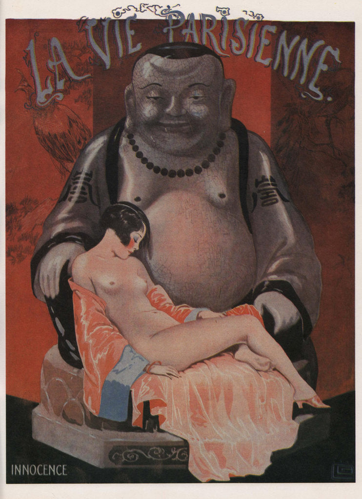 Detail of Innocence. La Vie Parisienne Magazine Cover, 1925 by Georges Léonnec