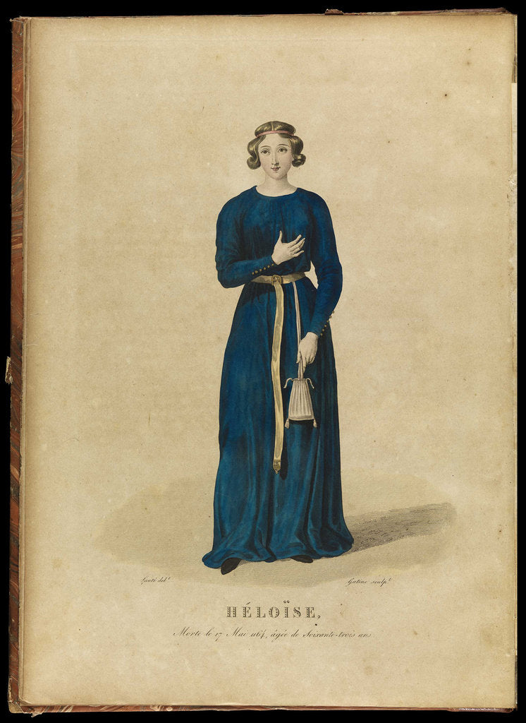 Detail of Heloise, Late 18th cent by Georges Jacques Gatine
