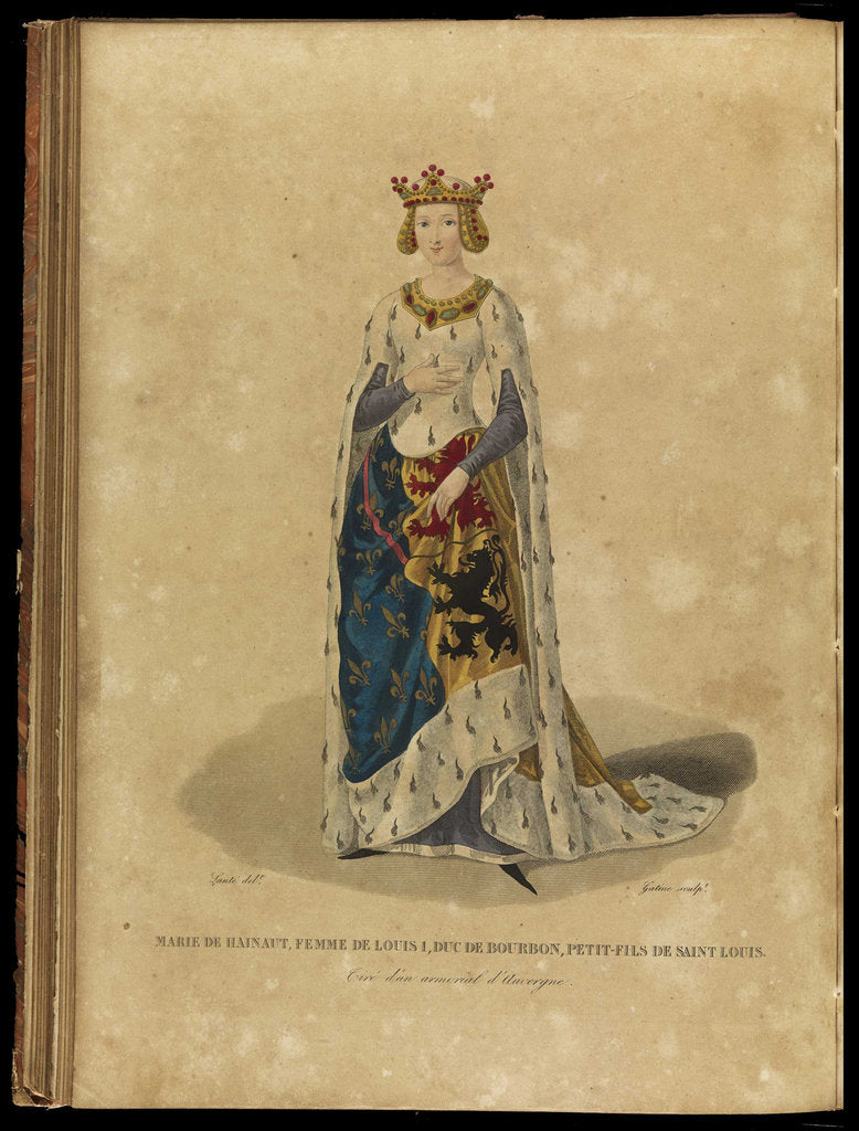 Detail of Mary of Avesnes, Late 18th cent by Georges Jacques Gatine