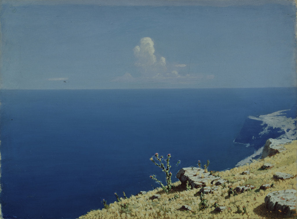 Detail of The sea iat the Crimea by Arkhip Ivanovich Kuindzhi