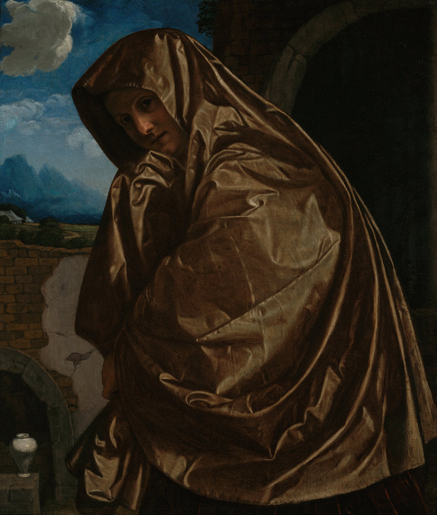 Detail of Mary Magdalene, 1530s by Giovanni Girolamo Savoldo