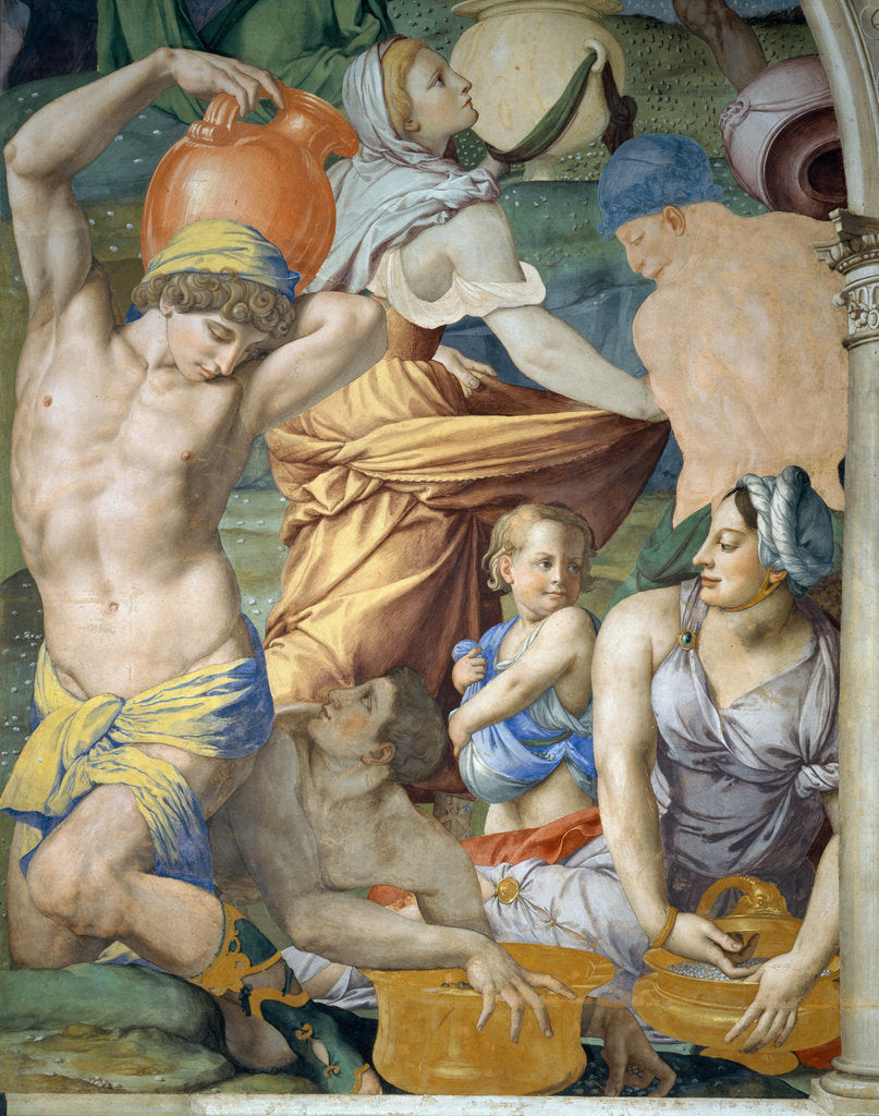 Detail of The Gathering of Manna (Detail), 1540-1545 by Agnolo Bronzino