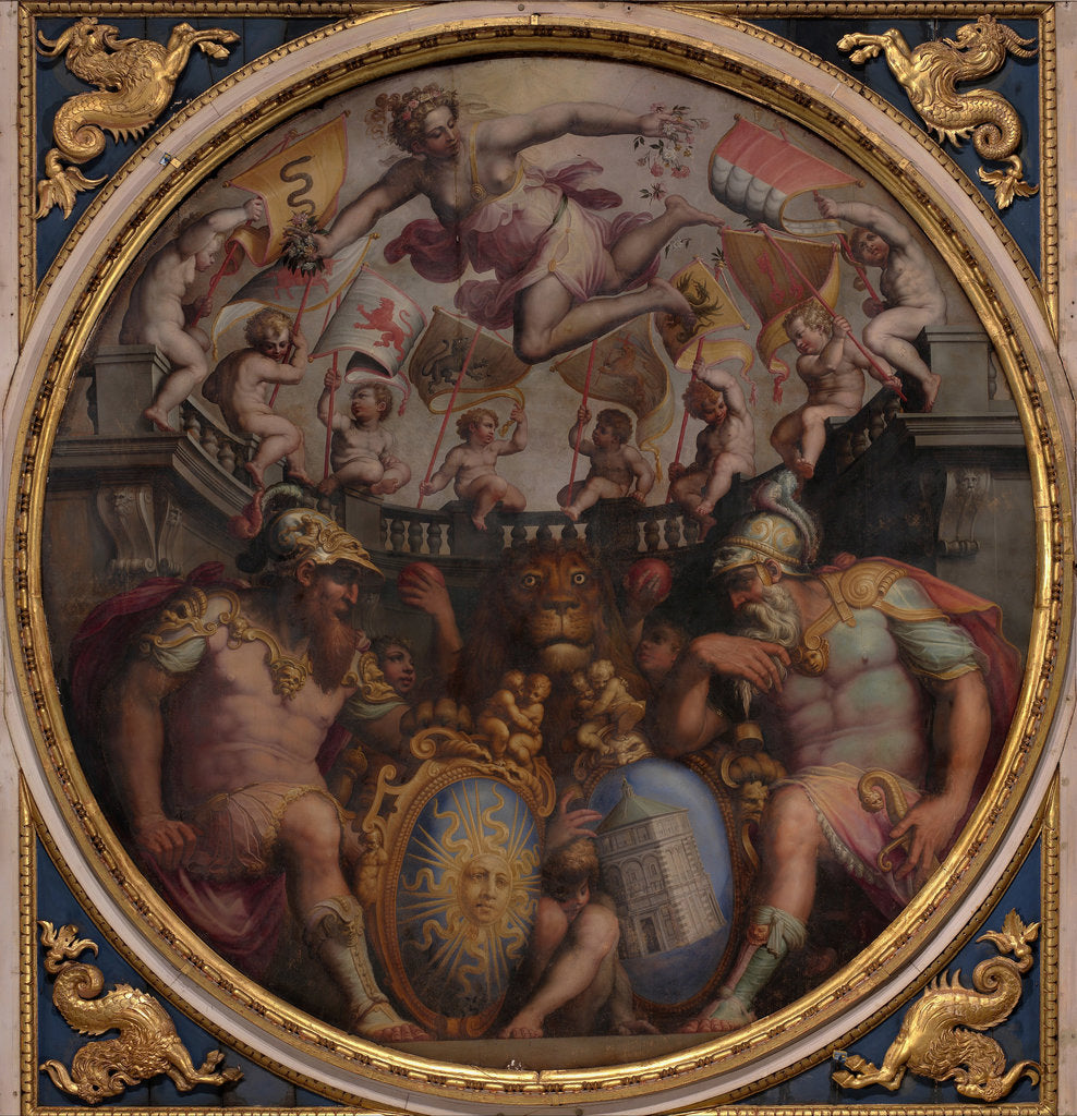 Detail of Allegories of the Quarters of San Giovanni and Santa Maria Novella, 1563-1565 by Giorgio Vasari