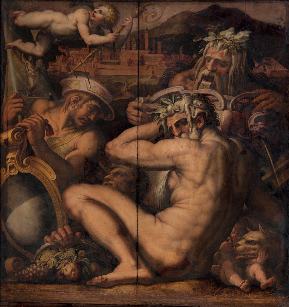 Detail of Allegory of Borgo San Sepolcro and Anghiari, 1563-1565 by Giorgio Vasari