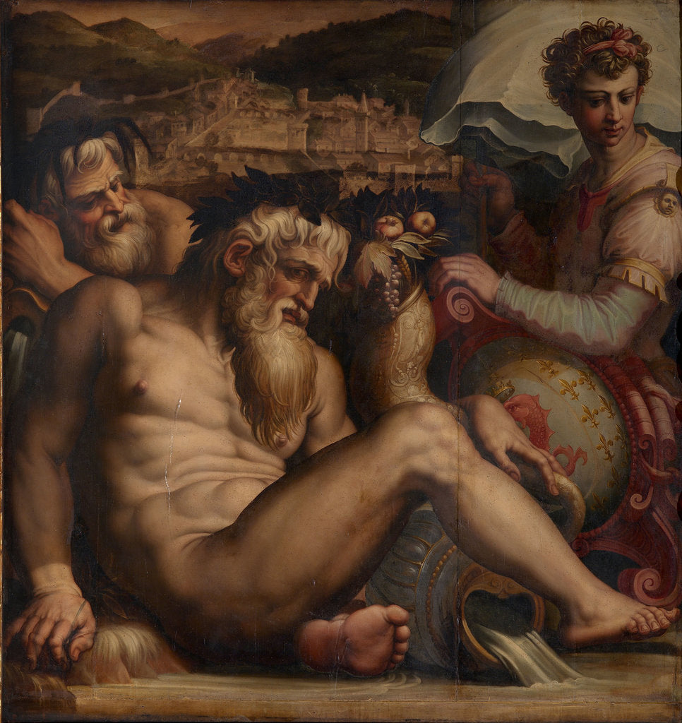 Detail of Allegory of Pescia, 1563-1565 by Giorgio Vasari