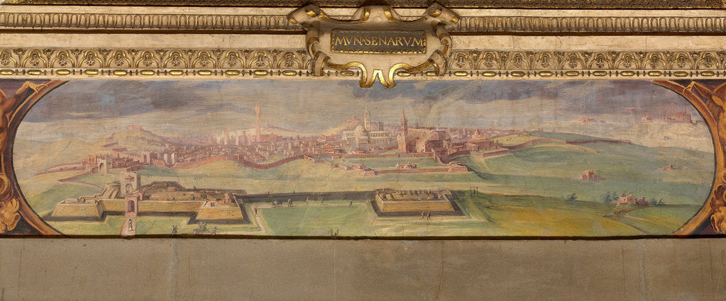Detail of View of Siena, 1557-1558 by Giorgio Vasari