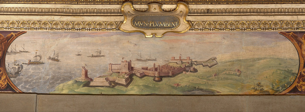 Detail of View of Piombino, 1557-1558 by Giorgio Vasari