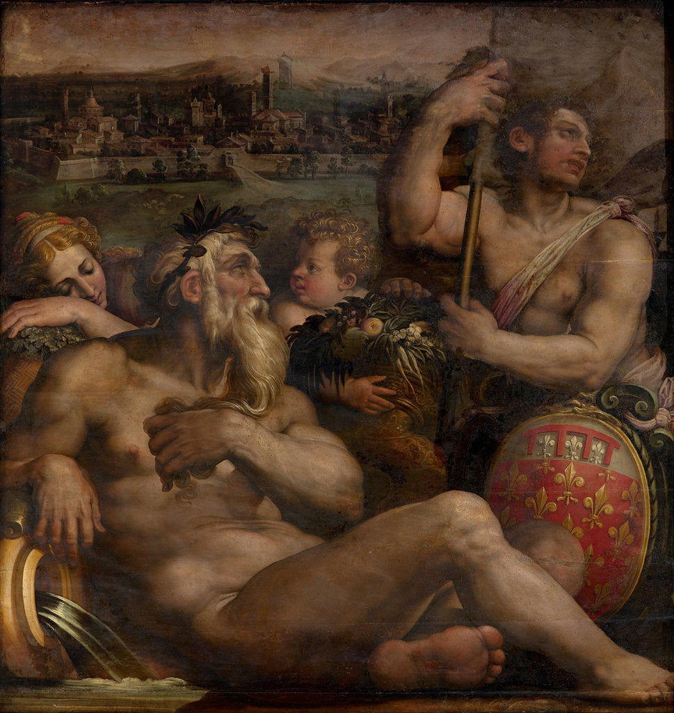 Detail of Allegory of Prato, 1563-1565 by Giorgio Vasari