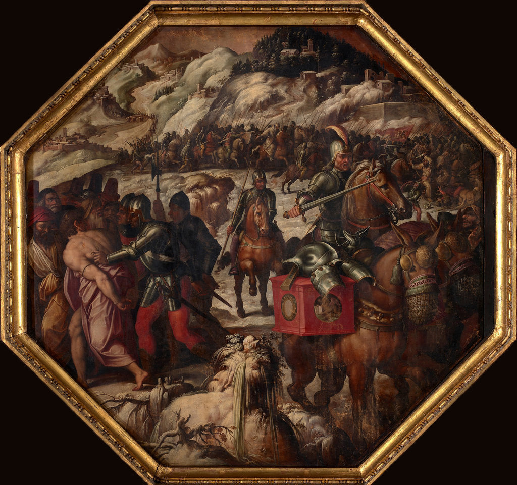 Detail of Defeat of the Venetians in Casentino, 1563-1565 by Giorgio Vasari