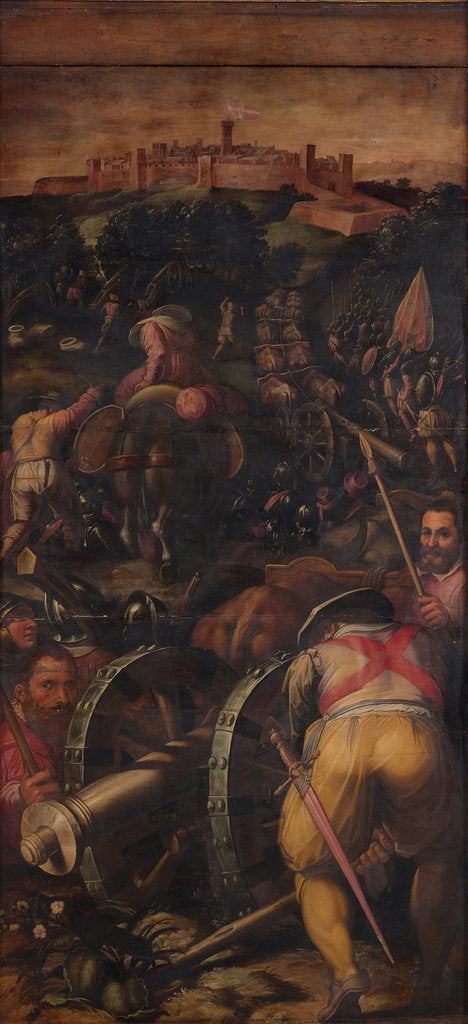Detail of Storming of Monteriggioni, 1563-1565 by Giorgio Vasari