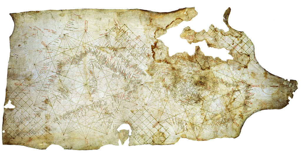 Detail of Carta Pisana, ca 1275-1300 by Anonymous master