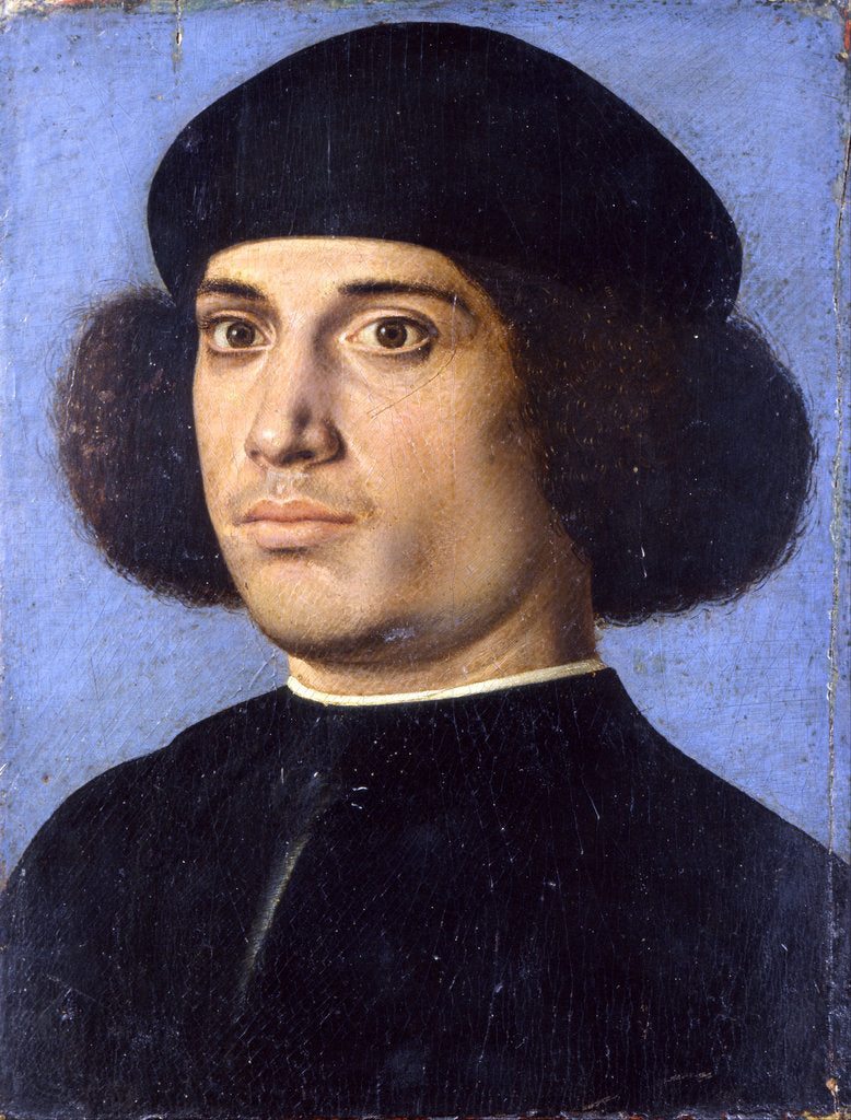 Detail of Portrait of a Man, Early16th cen by Andrea Previtali