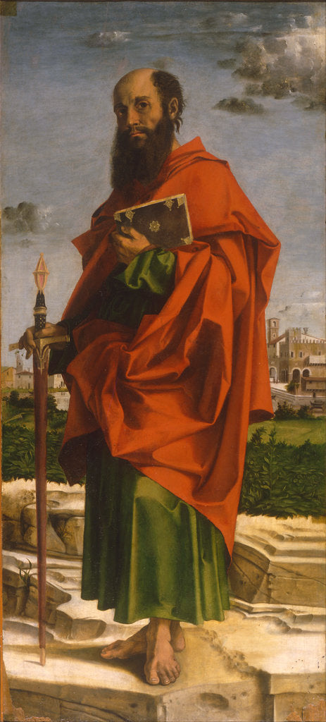 Detail of Saint Paul, 1482 by Bartolomeo Montagna