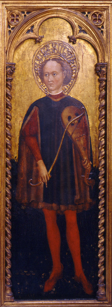 Detail of Saint Genesius of Rome, Second Half of the 15th cen by Cristoforo Moretti