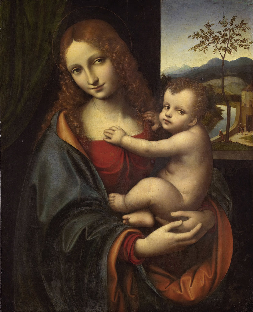 Detail of Virgin and Child, 1510-1525 by Giampietrino