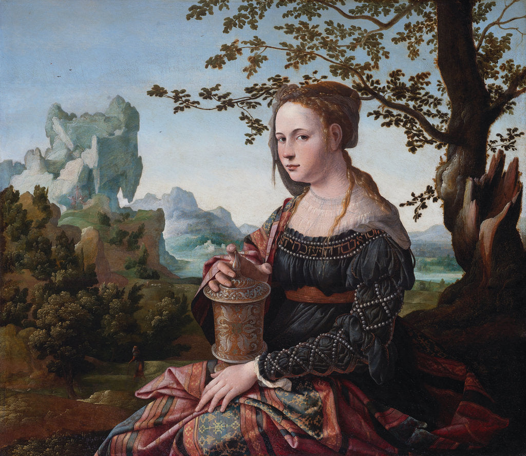 Detail of Mary Magdalene, ca 1530 by Jan Scorel van