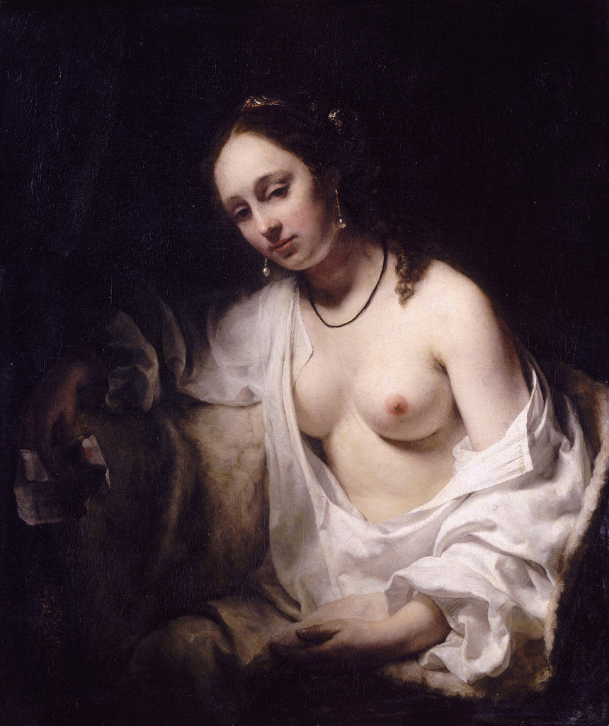 Detail of Bathsheba with King Davids Letter, 1654 by Willem Drost