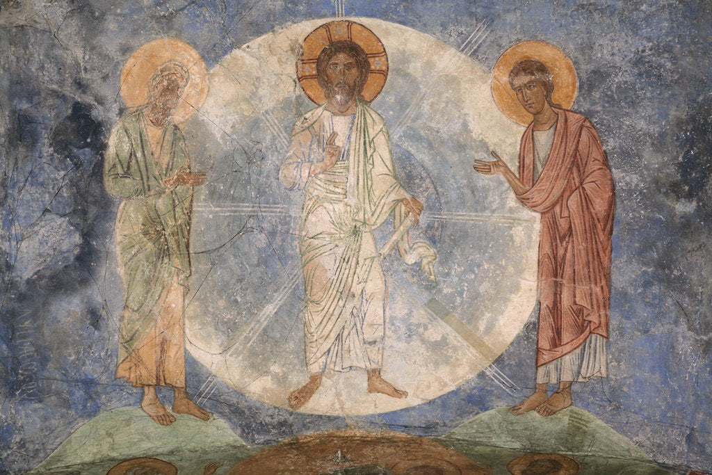 Detail of The Transfiguration of Jesus, 12th century by Ancient Russian frescos