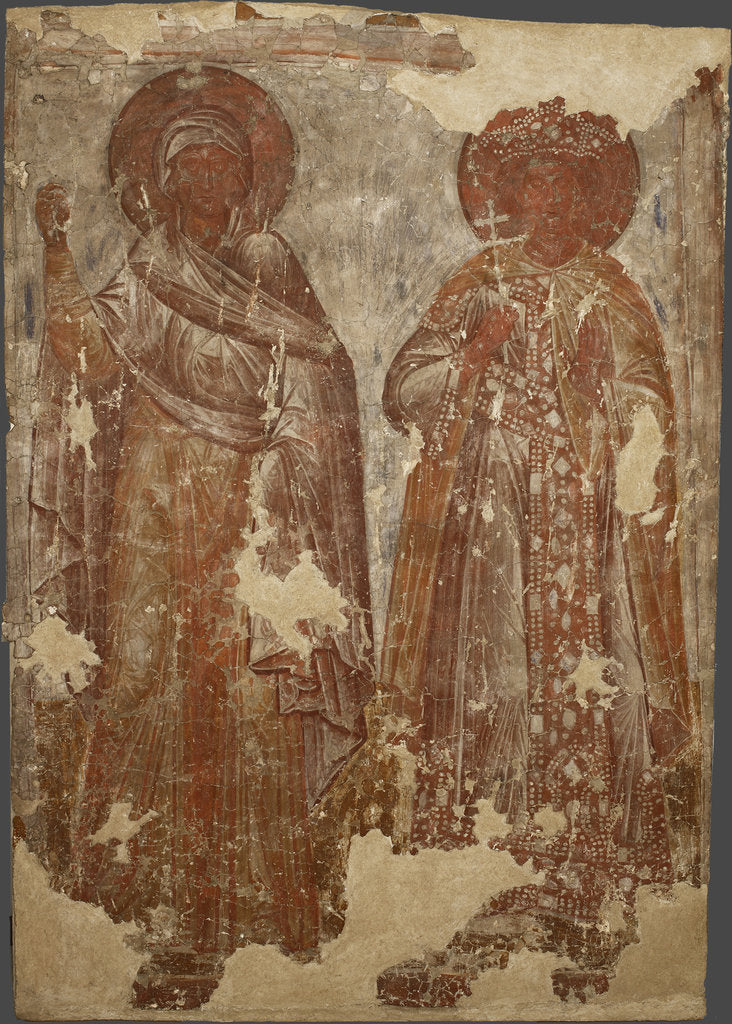 Detail of The Holy Martyrs, 14th century by Ancient Russian frescos
