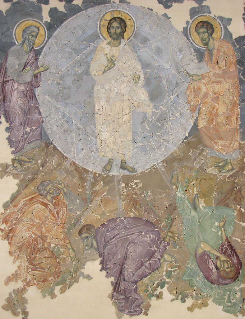 Detail of The Transfiguration of Jesus, ca 1380 by Ancient Russian frescos