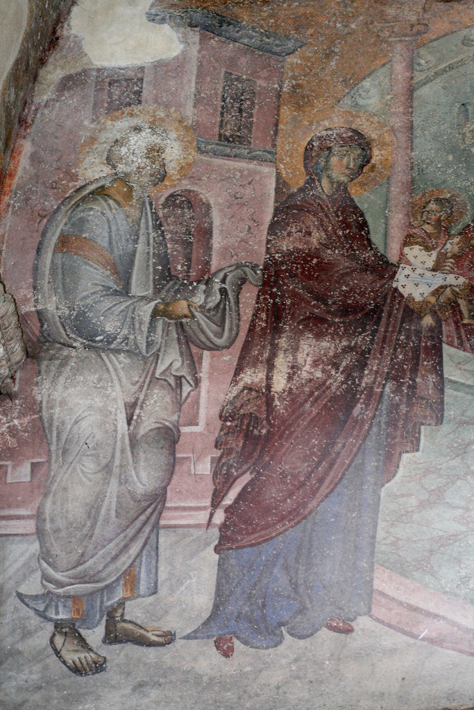 Detail of Madonna with Joseph, c. 1260-1270 by Anonymous