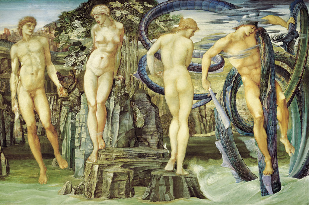 Detail of Perseus and Andromeda, 1876 by Sir Edward Coley Burne-Jones