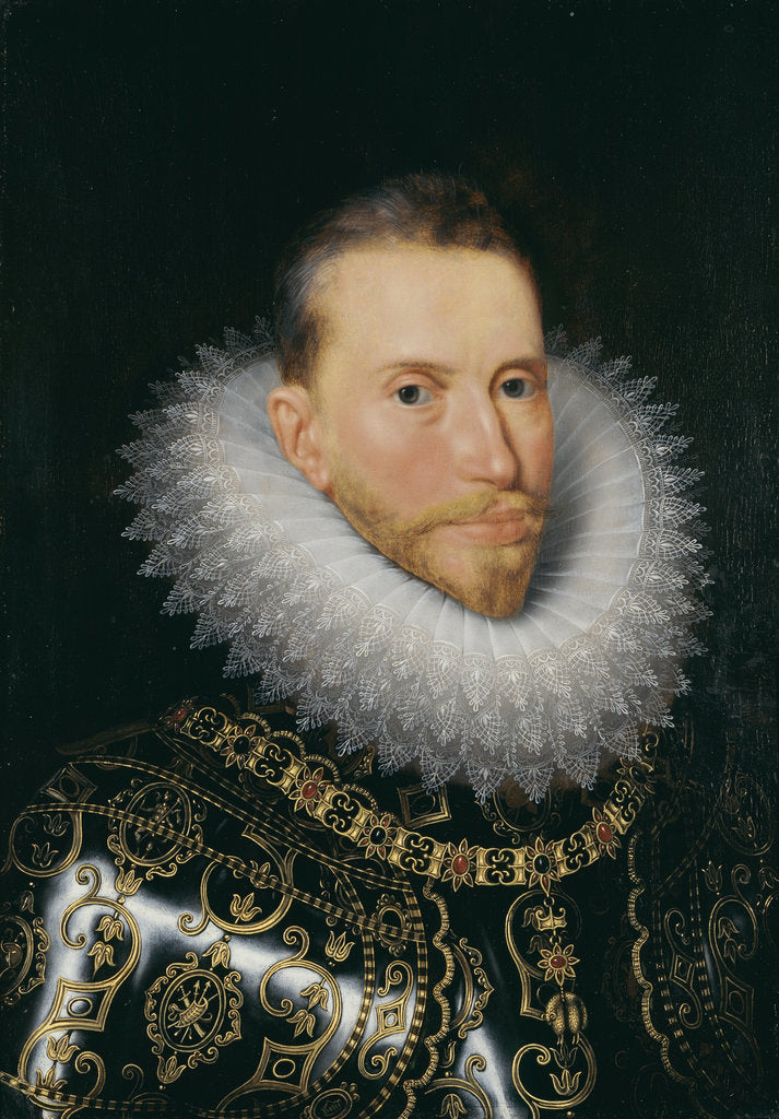 Detail of Portrait of Albert VII, Archduke of Austria, Early 17th cen by Frans Pourbus the Younger