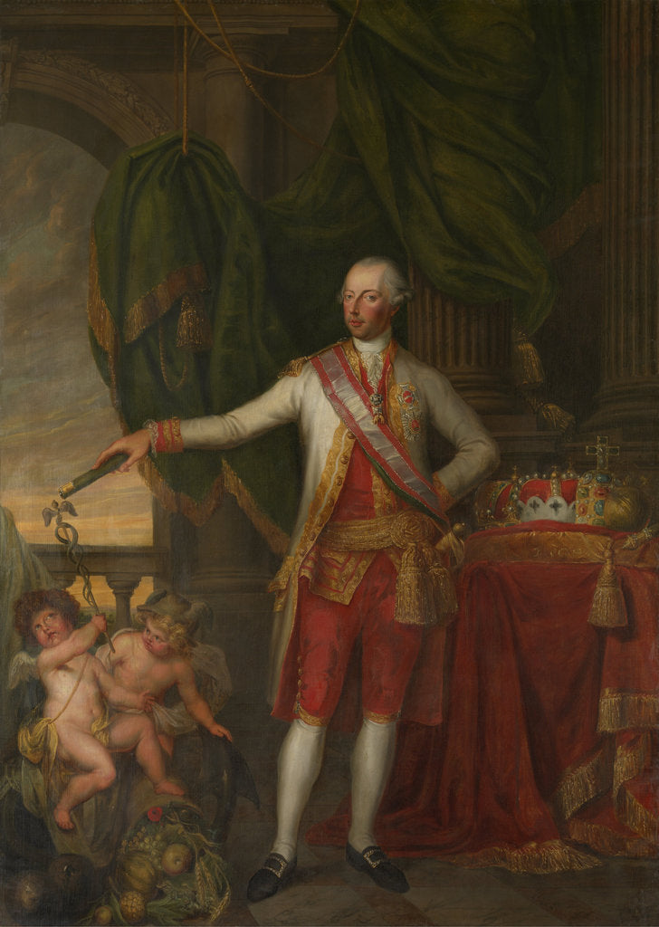 Detail of Portrait of Emperor Joseph II, Second Half of the 18th cen by Gertrude Cornélie Marie de Pélichy