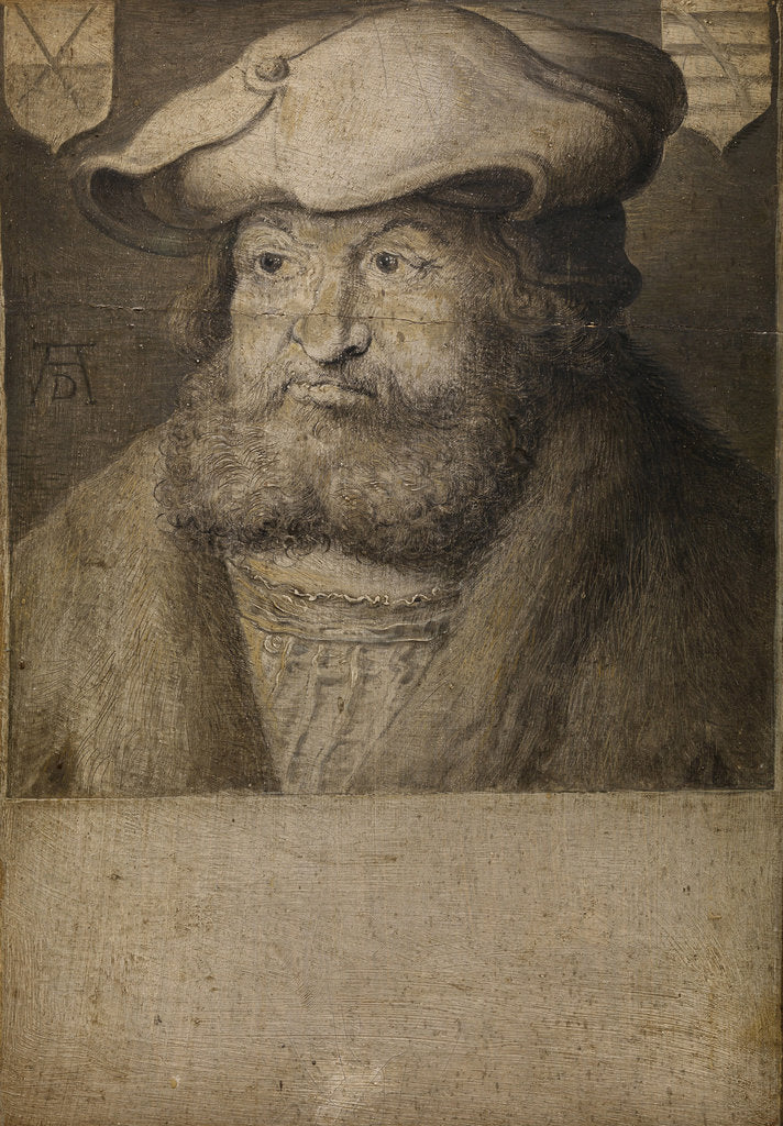 Detail of Portrait of  Frederick III, Elector of Saxony, c. 1525 by Albrecht Dürer