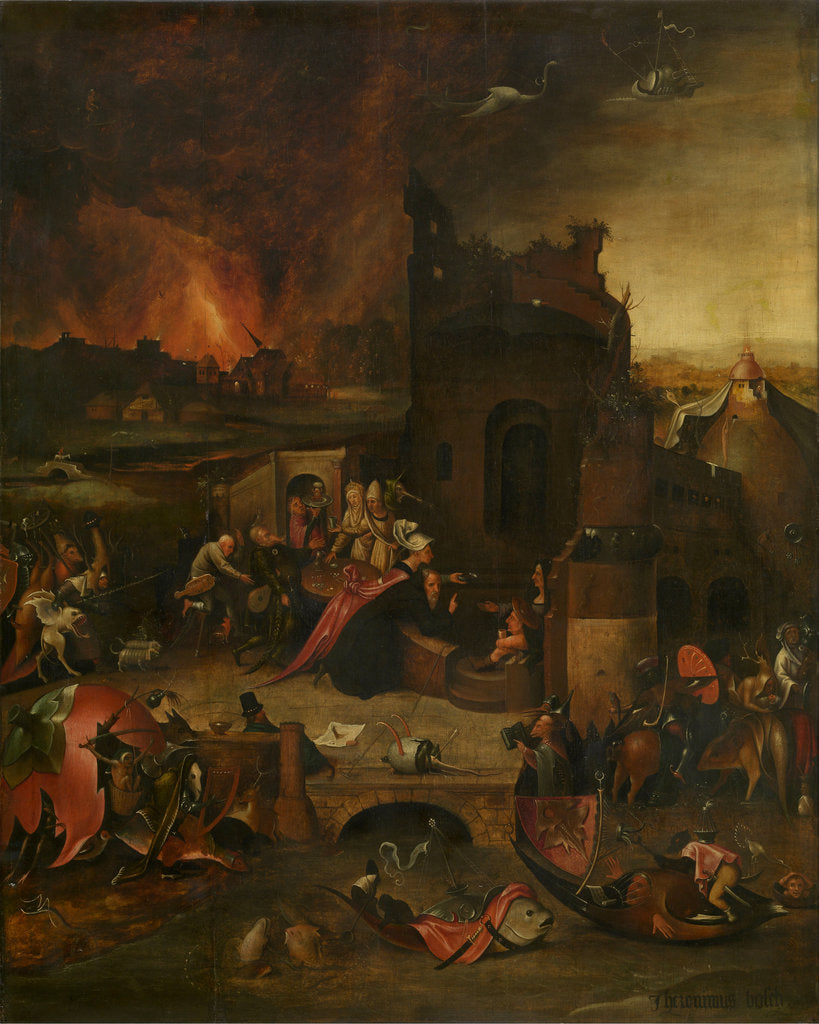 Detail of The Temptation of Saint Anthony, 16th century by Hieronymus Bosch