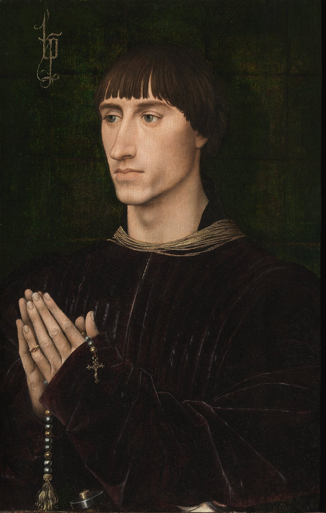 Detail of Portrait of Philip I de Croÿ (1435?1511), ca 1460 by Rogier van der Weyden