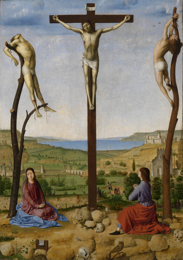 Detail of Calvary, Second Half of the 15th cen by Antonello da Messina