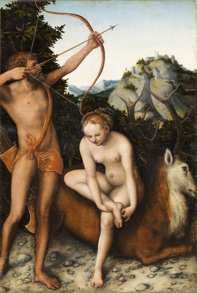 Detail of Apollo and Diana, ca 1530 by Lucas Cranach the Elder