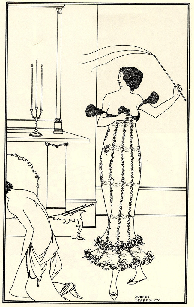 Detail of Full and True Account of the Wonderful Mission of Earl Lavender by J. Davidson (frontispiece), 1895 by Aubrey Beardsley