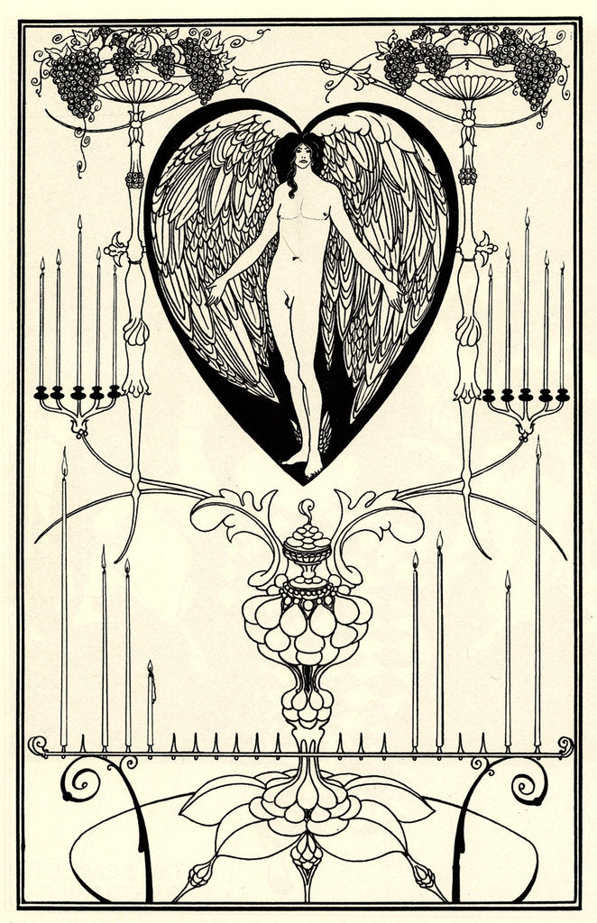Detail of Illustration for The Mirror of Love by Marc-André Raffalovich, 1895 by Aubrey Beardsley