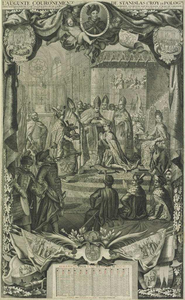 Detail of Coronation of Stanislaw I Leszczynski in 1705, 1706 by Anonymous