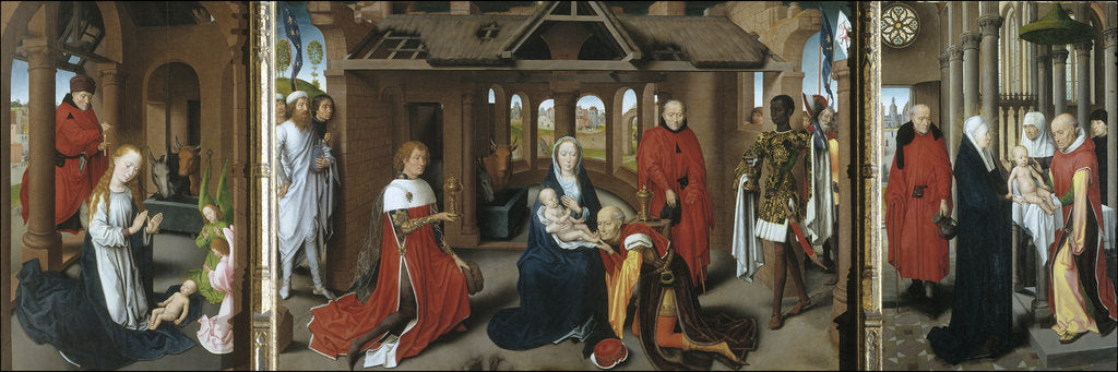 Detail of Nativity. The Adoration of the Magi. The Presentation of Jesus at the Temple, 1479-1480 by Hans Memling