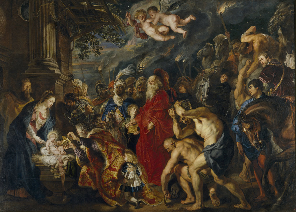 Detail of The Adoration of the Magi, 1610-1620s by Pieter Paul Rubens
