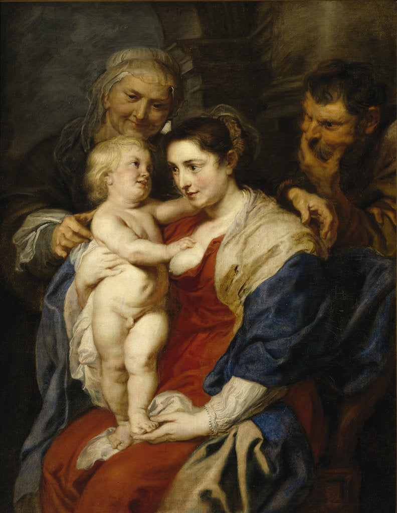 Detail of The Holy Family with Saint Anne, 1626-1630 by Pieter Paul Rubens