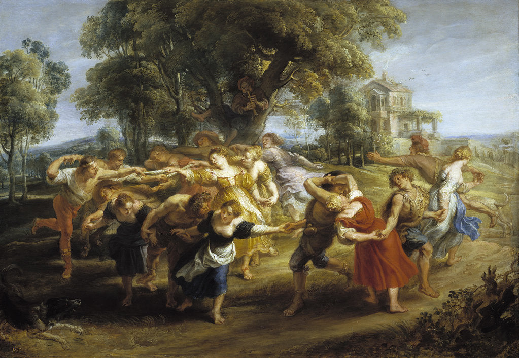 Detail of Peasant Dance, 1630-1635 by Pieter Paul Rubens