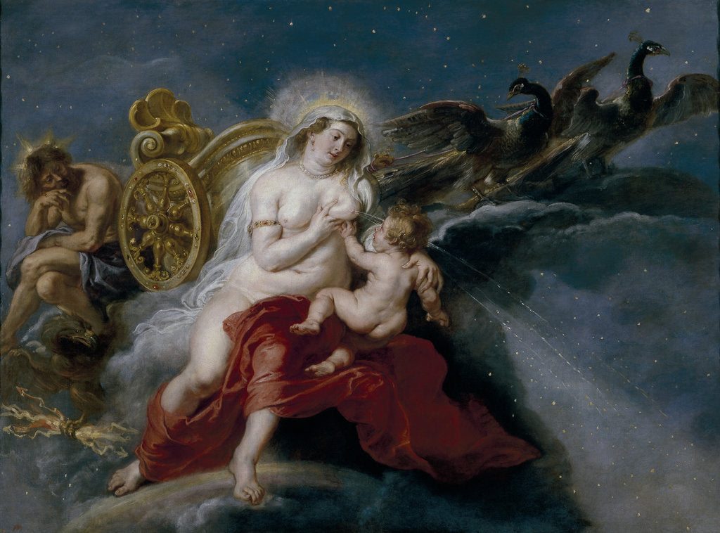 Detail of The Birth of the Milky Way, ca 1637 by Pieter Paul Rubens
