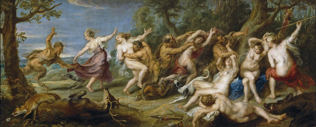 Detail of Diana and her Nymphs surprised by Satyrs, 1638-1640 by Pieter Paul Rubens