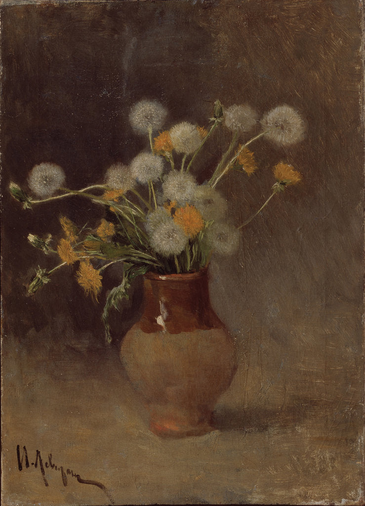 Detail of Dandelions, 1889 by Isaak Ilyich Levitan
