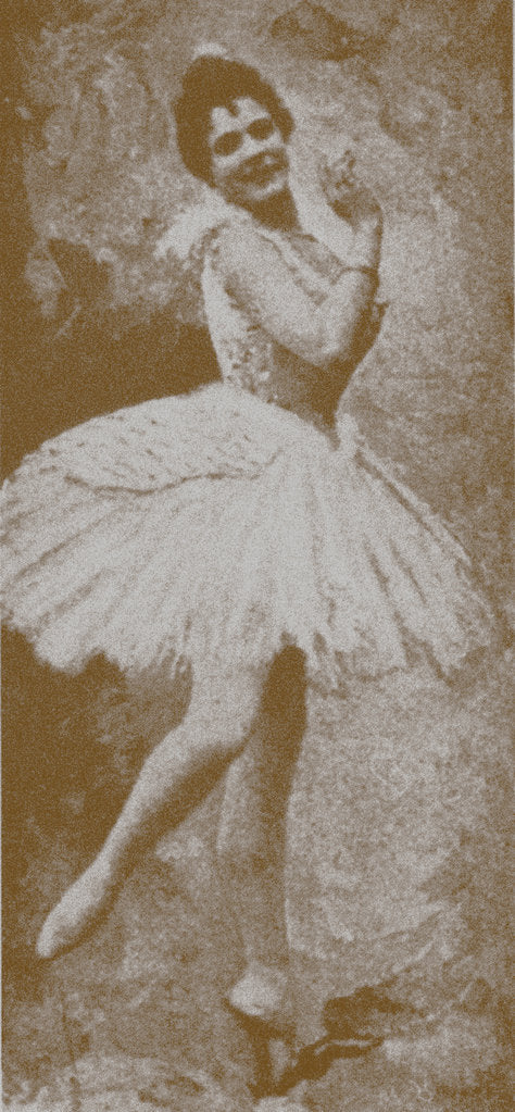 Detail of Pierina Legnani as Odette in the Ballet Swan Lake by Anonymous