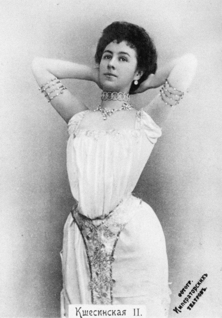 Detail of Matilda Kschessinska as Princess Aspicia in the ballet The Pharaohs Daughter by Anonymous